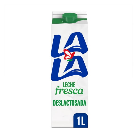 Leche Lala Fresca Deslactosada y Semidescremada, Reducida en Grasa, 1L