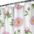 thumbnail image 3 of Pioneer Flower Floral Print Pattern Shower Curtain 84"x72", Bathroom Decorative Shower Curtain Set with 12 Hooks, Waterproof Washable, 3 of 6
