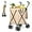 Khaki, variant on Folding Shopping Cart with Wheels,Foldable Shopping Cart for Groceries,Large Capacity 120lbs Utility Cart,Hulken Bag with Wheels for Laundry Grocery, Baggage, Picnic (Khaki)