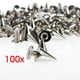 thumbnail image 5 of 100pcs de 7*9 mm de espigas de metal tornillo de tornillo de tornillo Diy Craft Punk Style Rivets (plata), 5 of 5
