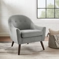 thumbnail image 3 of Linon Carly Accent Chair, Gray, 3 of 9