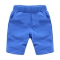 thumbnail image 4 of URMAGIC 3 Pack Boys Summer 100% Cotton Knit Sports Shorts, Toddler Kids Casual Pull-On Soft Shorts 2-10 Years, 4 of 9