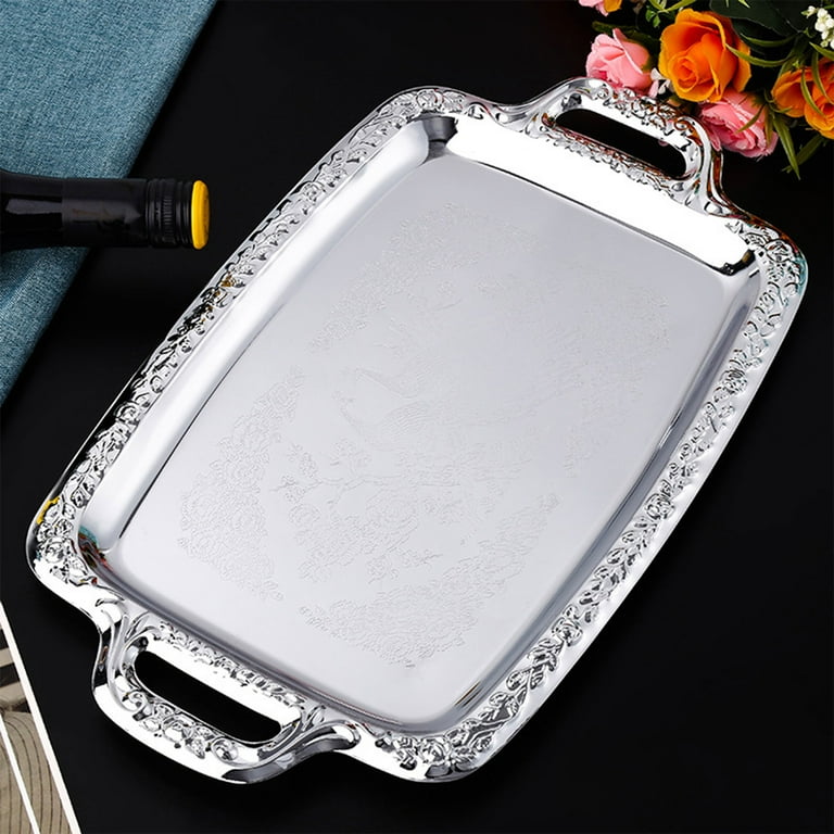 Decorative best sale food trays