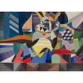thumbnail image 3 of Jay Van Everen 18x14 Black Modern Framed Museum Art Print Titled - Lady In&nbsp;Abstract (ca. 1921), 3 of 5