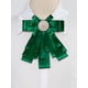 thumbnail image 2 of Corbata De Moño Pre-Atado Allegra K Color Sólido Nudo De Proa Para Mujer Verde Oscuro One Size, 2 of 5