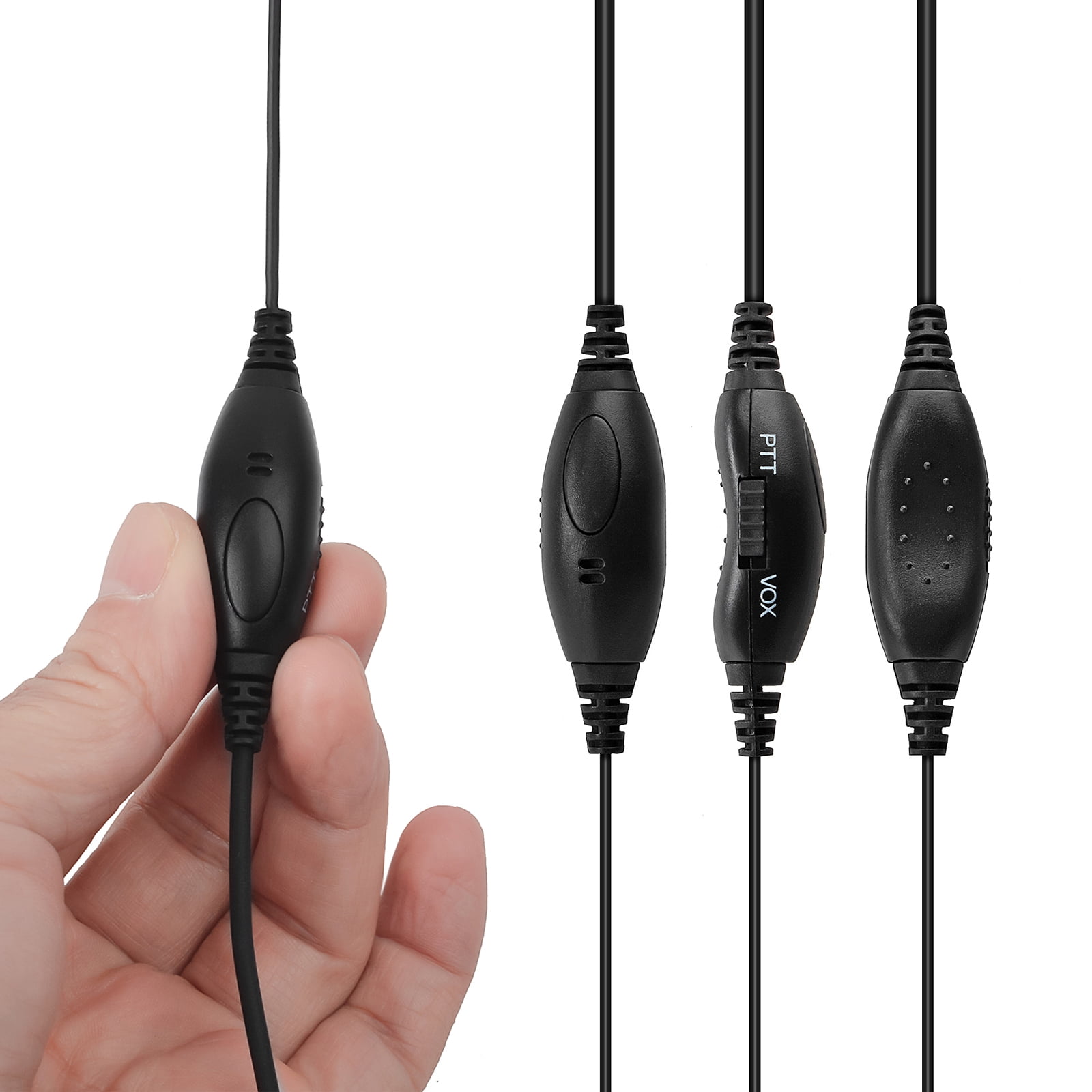 Buy HYS Surveillance Earpiece Transparent Security Headsets with PTT