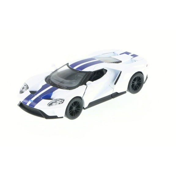 2017 Ford GT, White - Kinsmart 5391DF - 1/38 Scale Diecast Model Toy Car (Brand New, but NOT IN BOX)