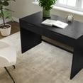 thumbnail image 5 of Martha Stewart Home Office Modular 2 Drawer Desk in Black with Oil Rubbed Bronze Hardware, 5 of 11