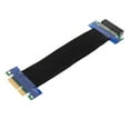 thumbnail image 1 of Yinanstore 4X Slot Riser Card Extender Extension Flexible Cable PCI Cables 19cm 7.5 Inch Ribbon Relocate Connector, 1 of 8
