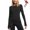 Bronze（Xmas Stocking）, variant on Coorders Women's Thermal Fleece Top, Stretch Fleece Women's Long Sleeve Turtleneck Base Layer Top,White,Size XXXL