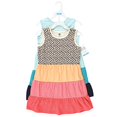 thumbnail image 3 of Hudson Baby Robes en Coton pour Bébé et Fille, Léopard Corail Menthe, 7 Ans, 3 of 3