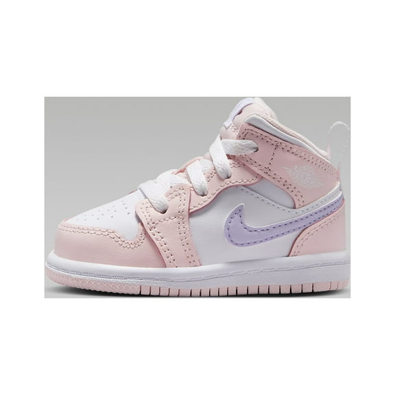 Toddler's Jordan 1 Mid Pink Wash/Violet Frost-White (FD8782 601) - 10