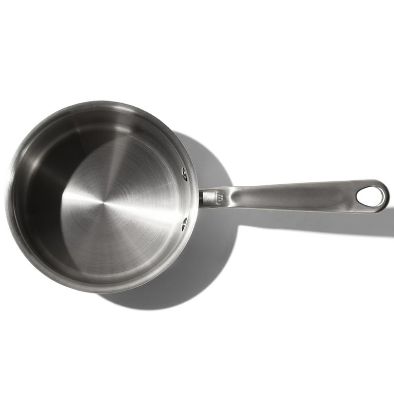  MÉMÉCOOK 2 Quart Saucepan With Lid, Stainless Steel