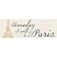 thumbnail image 3 of Gibbons, Lauren 24x11 Black Modern Framed Museum Art Print Titled - Be in Paris, 3 of 5