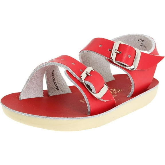 Salt Water Sandals Girls Sea Wees Hoy Shoes - Red - Size 3