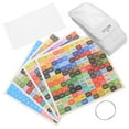 thumbnail image 2 of LOLIPPYY Clear Self-Sealing Storage Pouches Set with Numbered White Stickers and Keyrings for Beads Craft Supplies, 2 of 7