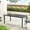 Black, variant on Mainstays Dashwood Rectangle Steel Outdoor Dining Table, Black