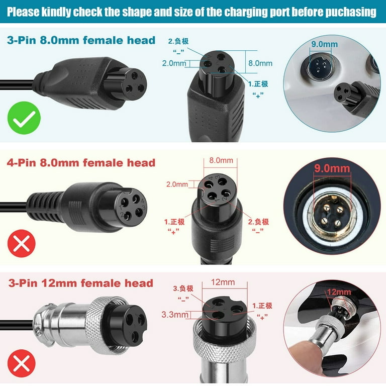 New 29.4V AC or DC Adapter for Swagtron Swagboard T5 U Vibe T580 Hoverboard Smart Board