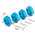 thumbnail image 6 of 4Pcs 12mm Metal Wheel Hex Hubs With Axle Pins For Traxxas 1/16 E-Revo Slash 4WD Summit VXL RC Car Vehicle, 6 of 6