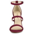thumbnail image 2 of BLISSFUL STEP Women's Open Toe Triple Straps Stiletto High Heeled Sandals, 2 of 6