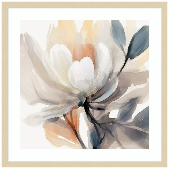 Amanti Art Bloom in the Now II Wood Framed Wall Art Print