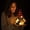 C, variant on MORVLIX Plastic Round-Foot Glowing Witch Gnome Halloween Decor for Tabletop and Window Sill Ornament C