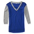 thumbnail image 2 of Suéter de Punto Cuello en V Aeropostale para Mujer Azul Grande, 2 of 2