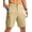 Khaki, variant on Mens Shorts Hiking Quick Dry Cargo Shorts Lightweight Work Shorts with 5 Zipper Pockets