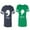 Men Navy / Women Green, variant on Tiger King Queen Matching Couple Cotton Jerseys (Men Navy / Women Black) (Men S / Women S)
