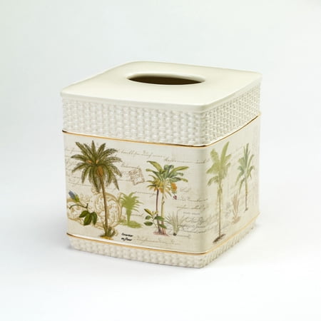 Colony Palm Tissue Cover Ivory