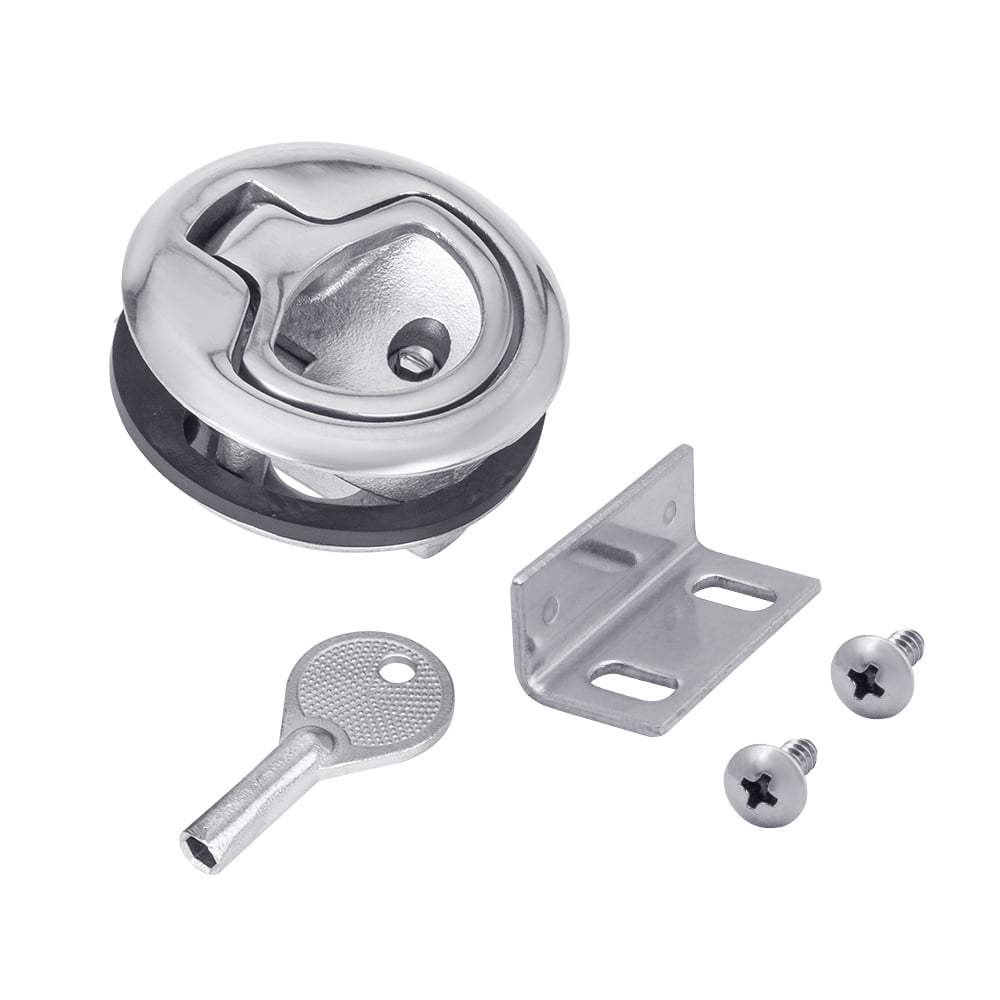White Water 7111SLK Stainless Locking Slam Latch,11/2" Cutout Size