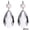 Silver3, variant on Hibibud 10Pcs Prisma,K9 Crystal Material Prism,Brilliant Luster Chandelier Crystals,Silver-1