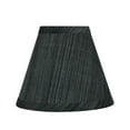thumbnail image 2 of Aspen Creative 32105-2 Small Hardback Empire Shape Chandelier Clip-On Lamp Shade Set (2 Pack), Transitional Design in Grey & Black, 6" bottom width (3" x 6" x 5"), 2 of 7
