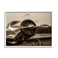 thumbnail image 4 of Stupell Industries Antique Style Airplane Aircraft Propeller Photography Landscape Framed Wall Art, 14 x 11, Design by John Slemp, 4 of 5