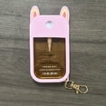 thumbnail image 2 of WINDLAND Portable Silicone Hand Sanitizer Holder Case Keychain Detachable Lovely Ear Cove, 2 of 9