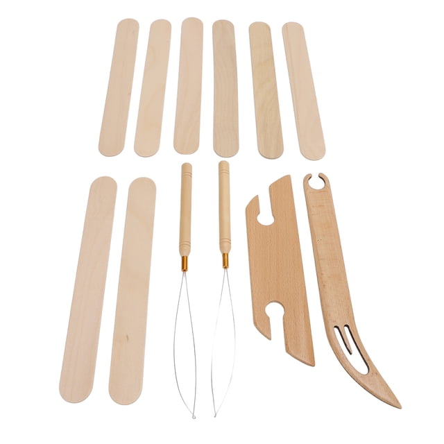 Kit De Lanzadera Para Tejer, Telares Precisos, Lanzaderas Para Tejer, Hogar De Madera De Haya Para Manualidades Para Principiantes