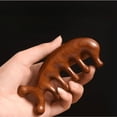 thumbnail image 4 of Sandalwood Massage Comb, Five-Tooth Whale Comb, Scalp Scraping Head Massager, Relaxing Body Massage Tool for Hair  Wellness, 4 of 8