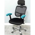 thumbnail image 4 of 1pair Office Chair Arm Pad Covers,Elastic Office Chair Armrest Slipcovers Covers, 4 of 5