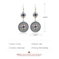 thumbnail image 3 of Fiudx Pendientes de Moda, Joyería Étnica Única, Accesorio Festivo Brillante, Diseño Colgante para Uso Diario, Regalo Perfecto de Navidad, Elegante Decoración para Mujer, Material Metálico de Calidad., 3 of 6