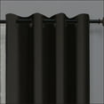 thumbnail image 3 of Better Homes & Gardens Solid Herringbone Blackout Curtain Panel, 1 Panel, Black, 50" W x 63” L, 3 of 6