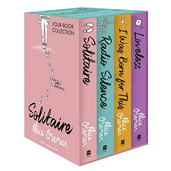 Pre-Owned Alice Oseman Four-Book Collection Box Set (Solitaire, Radio Silence, I Was Born For This, Loveless): TikTok made me buy it! From the YA Prize winning author and Paperback - USED