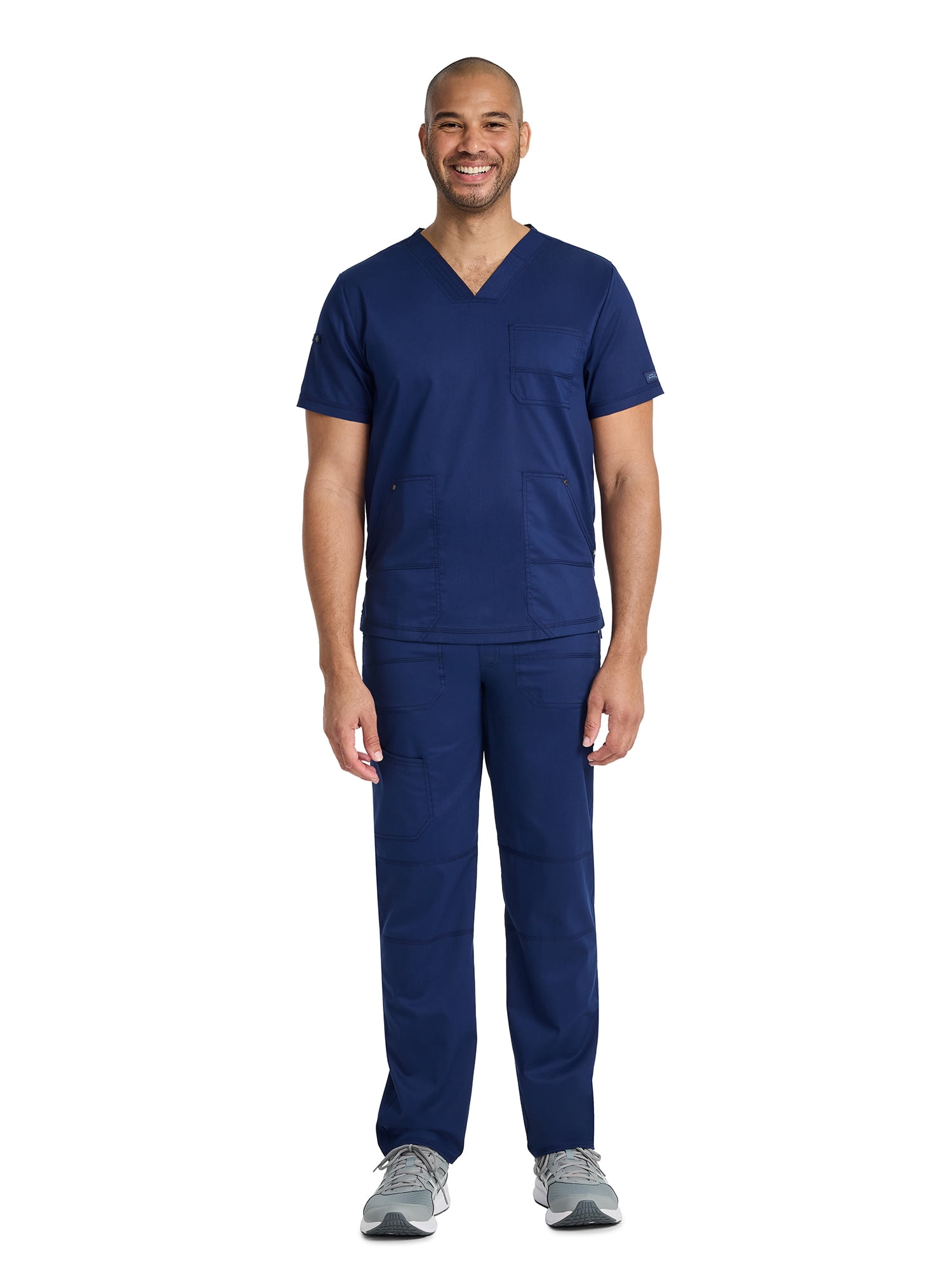 Genuine Dickies Men's Stretch V-Neck Scrub Top