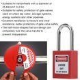 thumbnail image 3 of Locks, 38mm/1.5in Safety Padlock Engineering Insulation DustProof for Home Liquefied Gas Water Meter Floor Heating Drain Switch, 3 of 9