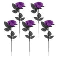 thumbnail image 2 of Ramo de flores artificiales Sunnimix decoración Halloween rosas violeta, 2 of 8