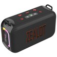 thumbnail image 1 of Portable Wireless BT 5.3 Speaker 50W Enhanced Bass Sound Box With RGB Colorful Light Adjustable EQ Modes Aux USB TF Card Playback IPX6 Waterproof for Outdoor Party Camping Cycling Square, 1 of 9