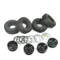 thumbnail image 4 of Crawler 96mm Tire Set 1.9Inch Beadlock Wheels Rims for RC4WD D90 Tamiya CC01, 4 of 5