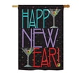 thumbnail image 2 of Breeze Decor 66009 New Year New Year Martini 2-Sided Impression Garden Flag - 13 x 18.5 in., 2 of 2