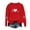 Red, variant on FAWUUDO Valentines Sweatshirt Women: Love Heart Graphic Hoodie Long Sleeve Shirt Lovers Gift Pullover Top