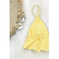 thumbnail image 4 of Women's Bikini Swimsuit Ruffle V Neck Two Piece Bathing Suit, 4 of 7