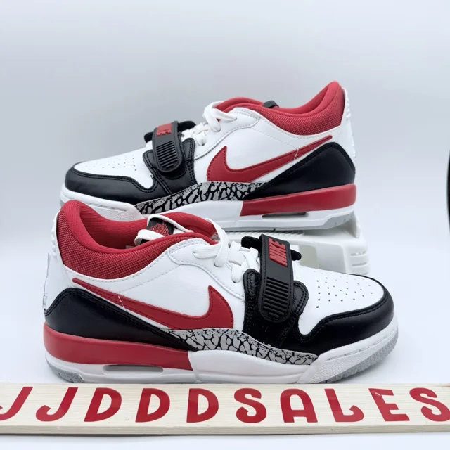 N I-K-E A i r-Jor-dan Legacy 312 Low GS Fire Red CD9054-160 Youth Size 6Y/Women’s 7.5